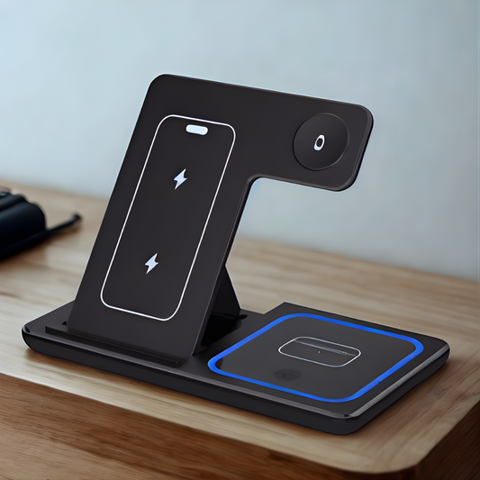 Brueland™ 30W Fast Wireless 3-in-1 Charging Station